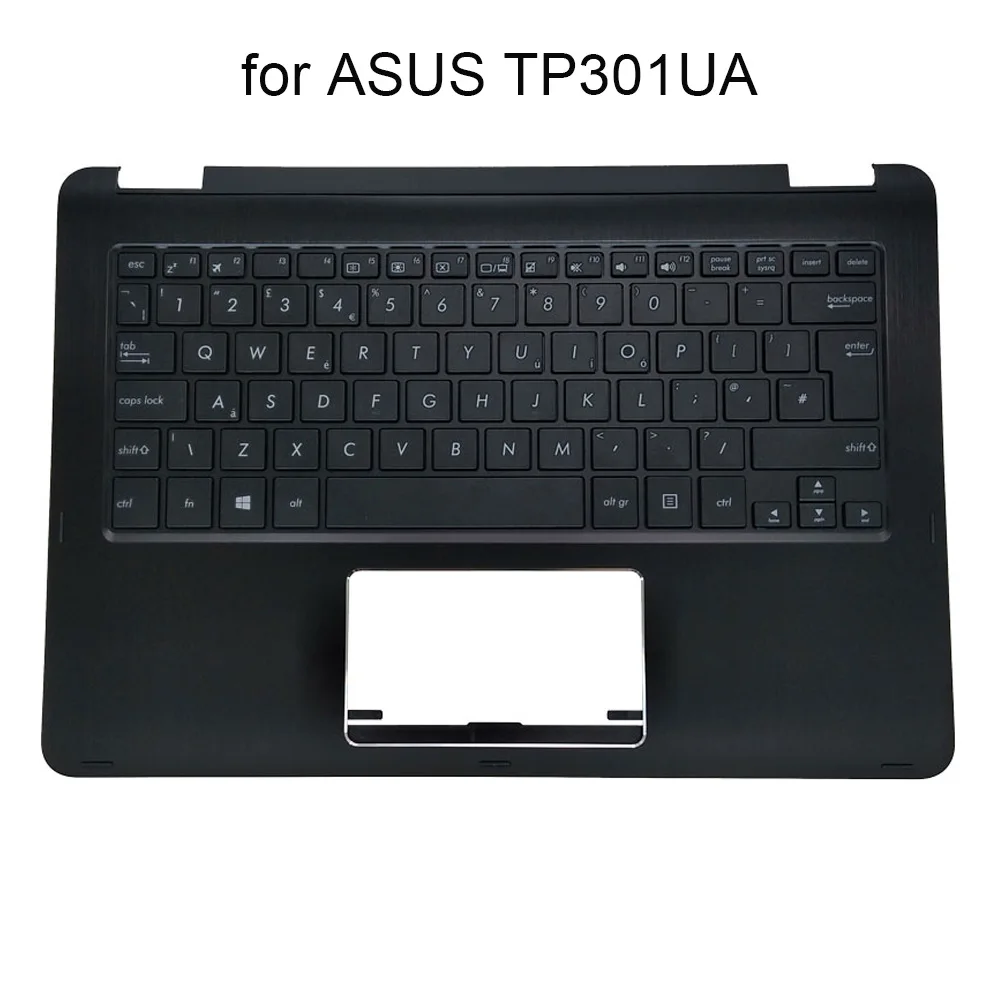Yeni dizüstü klavyesi ingiltere Asus TP301 TP301UA TP301U Q303UA GB İngiliz pc bilgisayar klavyeleri C kapak palmrest 90NB0AL1 R30690