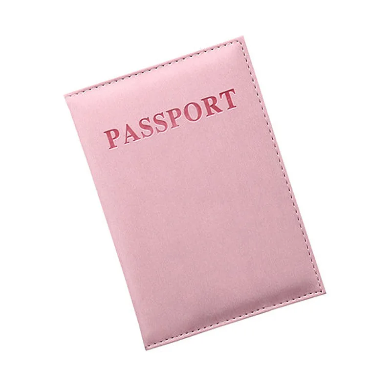 Yeni PU Kadın Pasaport Tutucu Çift Modelleri Kızlar Seyahat Pasaport KİMLİK Kartı Kapağı Unisex Kart Durumda Adam kartlıklı cüzdan Koruyucu