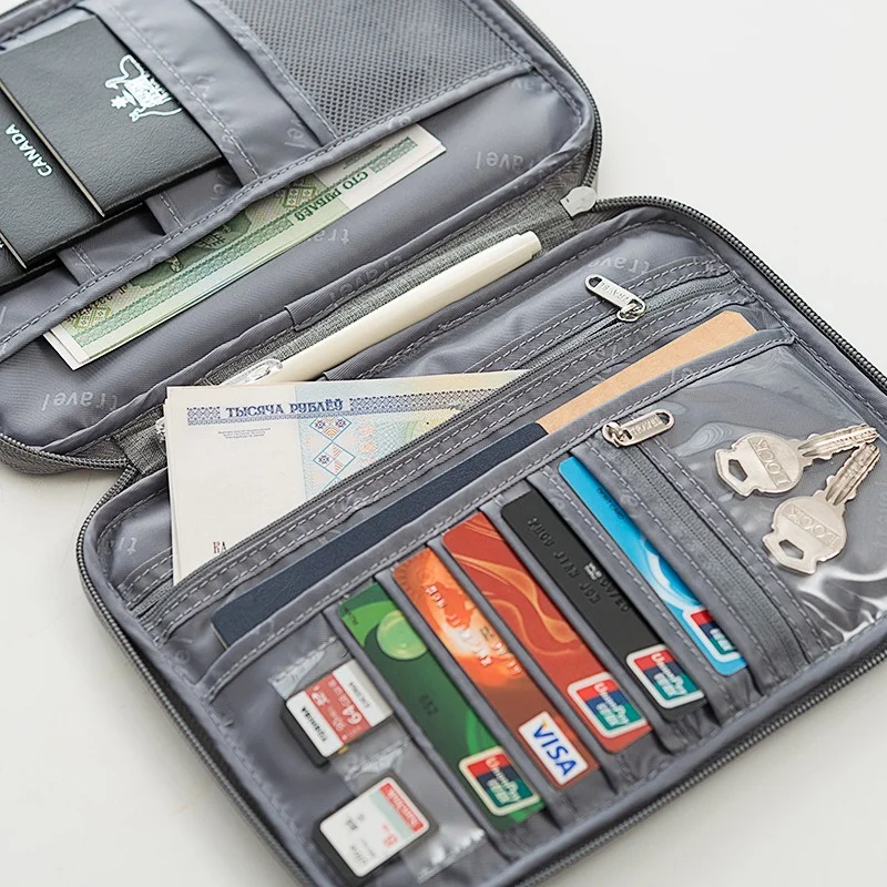 Yeni Seyahat Pasaport Cüzdan Çanta Kart Sahibinin Pasaport Belge Sahibinin Kredi Kartı Paketi Düzenleyen Seyahat Aksesuarları Kapsar 