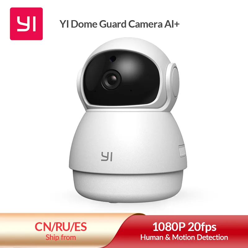 YI Dome Güvenlik Kamerası 1080p Wifi İnsan Pet AI Kamerası IP Güvenlik Ev Kapalı Kamera Pan & Tilt 360 video kaydedici kamera