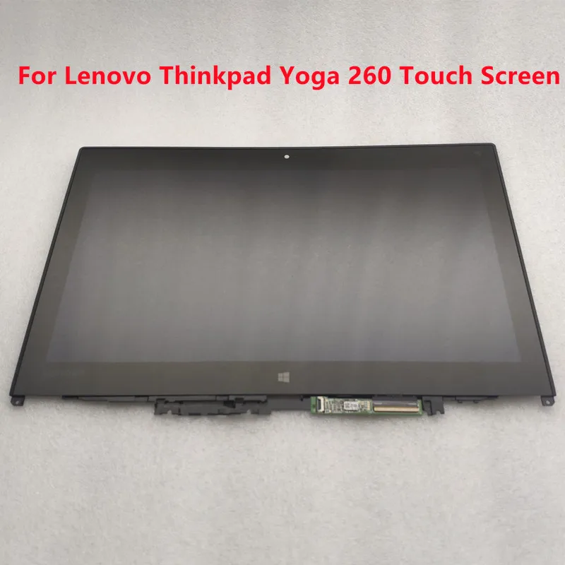 Yoga 260 dokunmatik LCD ekran Ekran Değiştirme 12.5 İnç Dizüstü Bilgisayar Ekranları HD FHD N125HCE-GN1 LP125WH2-SPT2 B125HAN02. 2